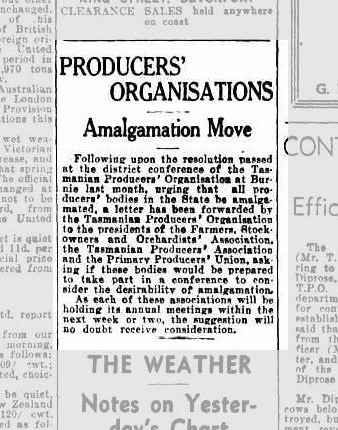 The Advocate Tue8 Aug 1939 Page10 Producers Organisations