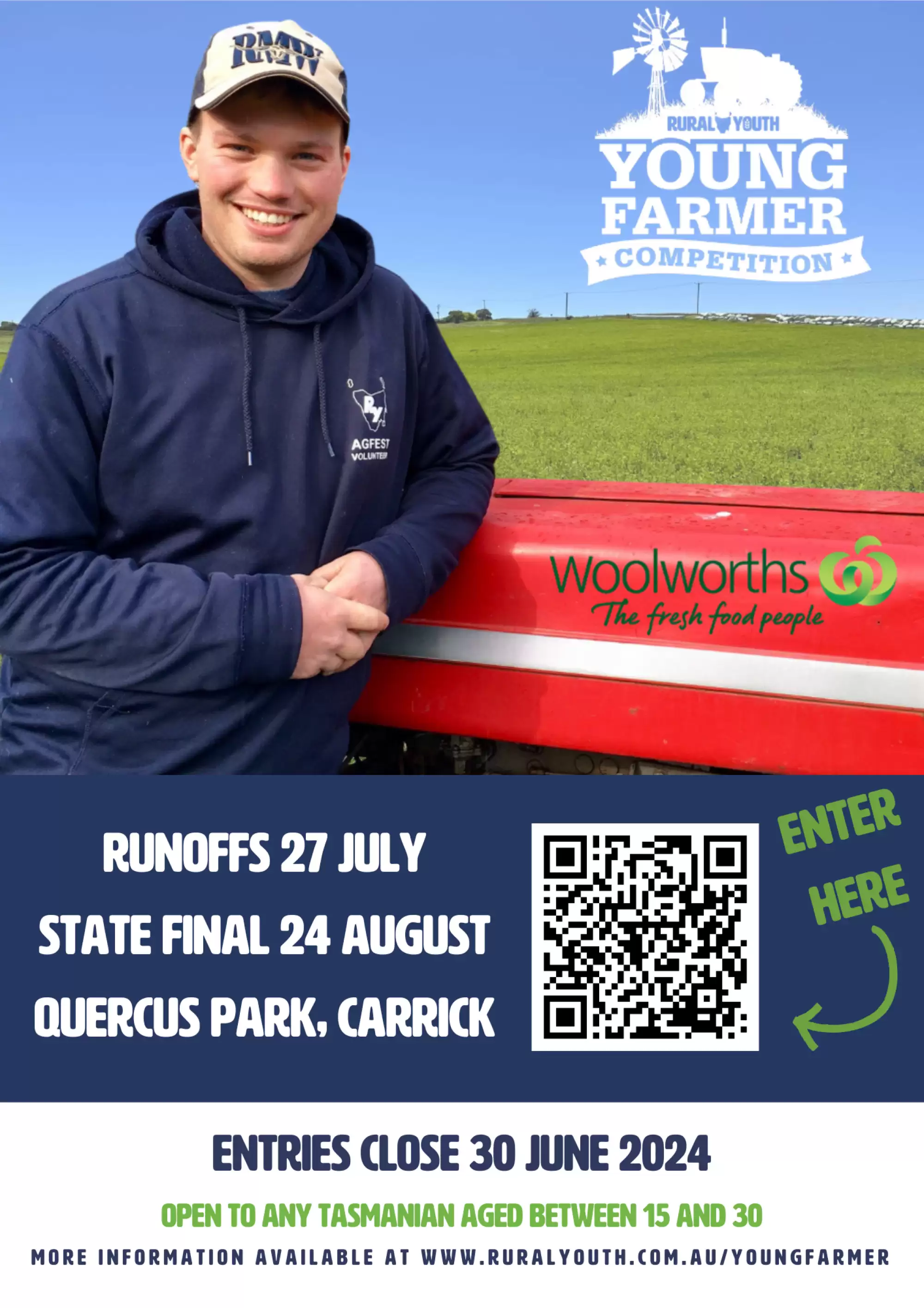 A4 Young Farmer 2024 Poster